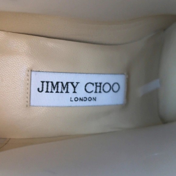 Jimmy Choo Marinda 65 Ankle Boots Silver Glitter Prince of Stars Size 37 NEW - Picture 9 of 10